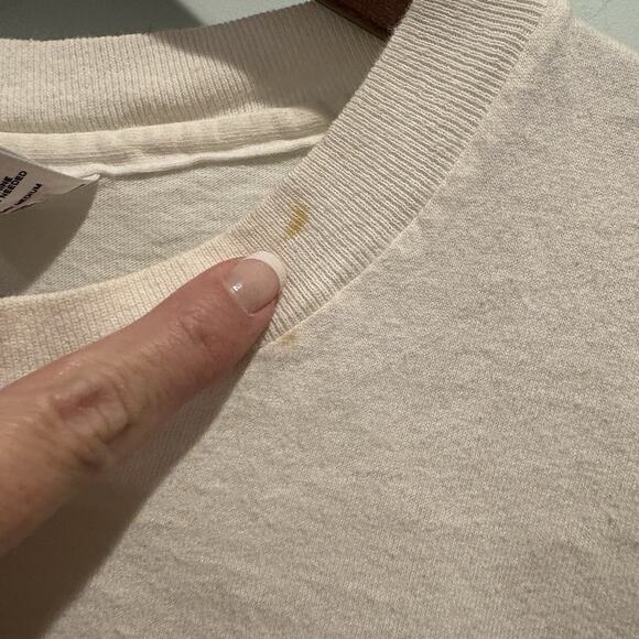 Vtg Chincoteague Island T Shirt Women Large White Single Stitch Ponies Dolphins - Picture 7 of 12